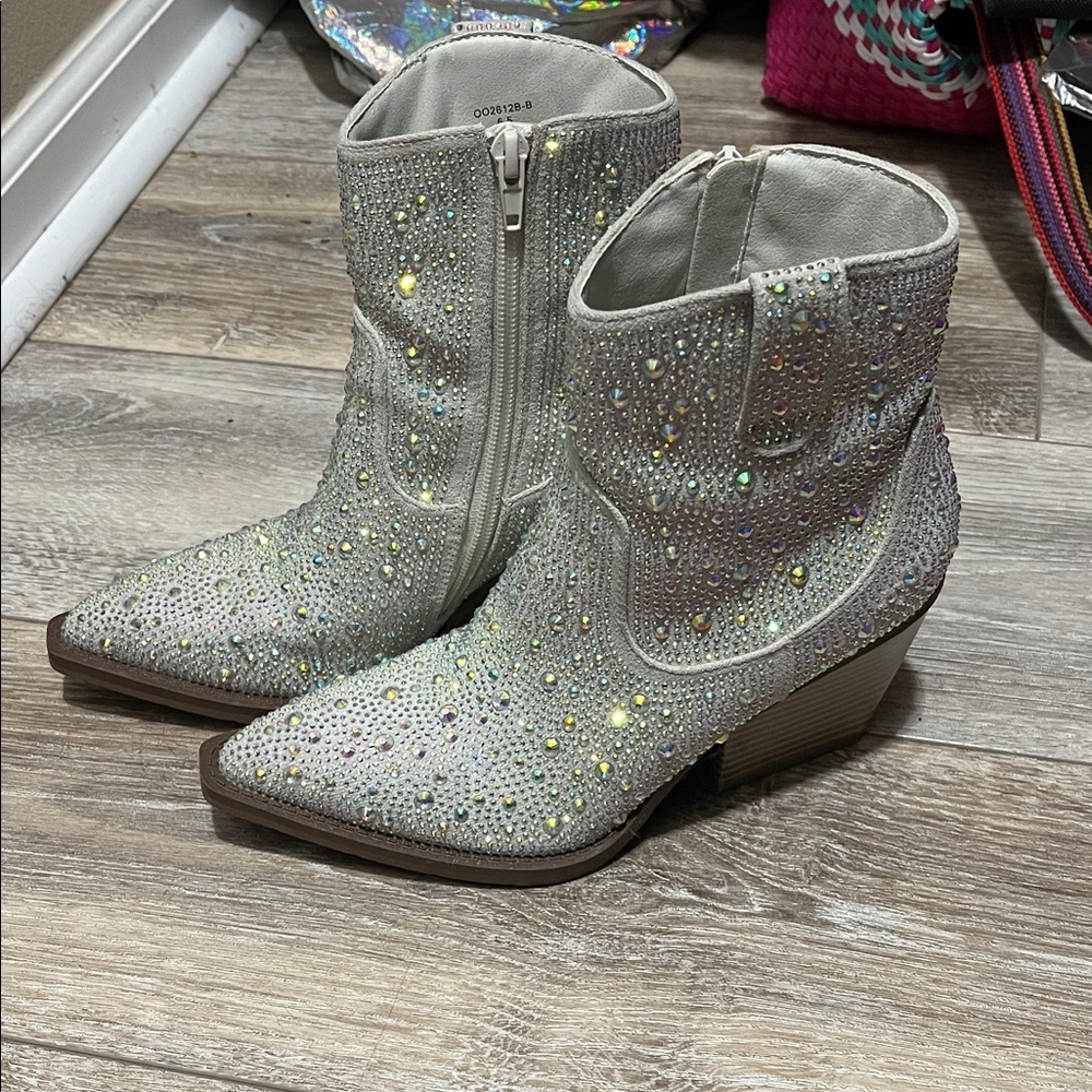 Amazon Women's Sparkling Ankle Boots